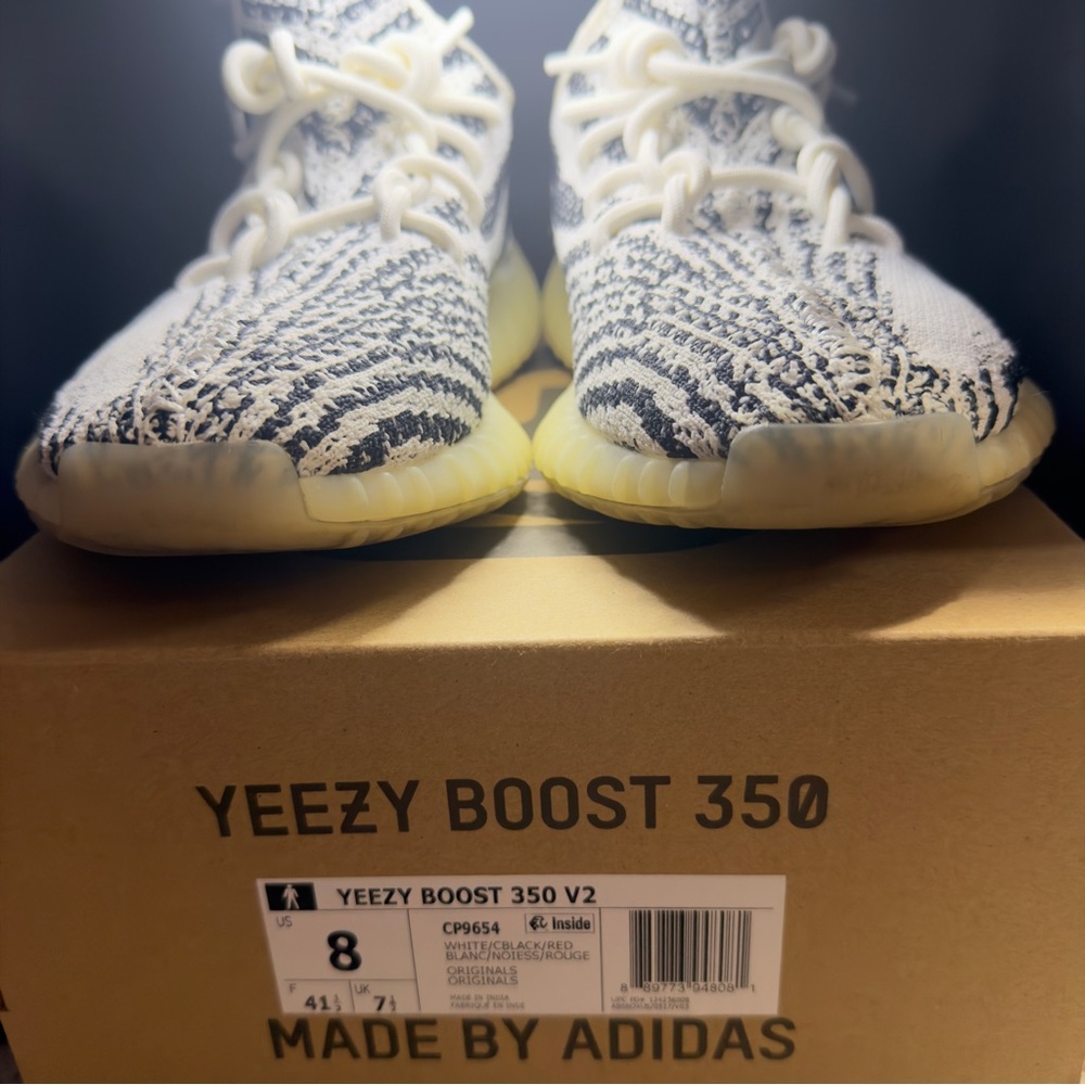 adidas Zebra Pattern Yeezy Boost 350 - Picture 10 of 10